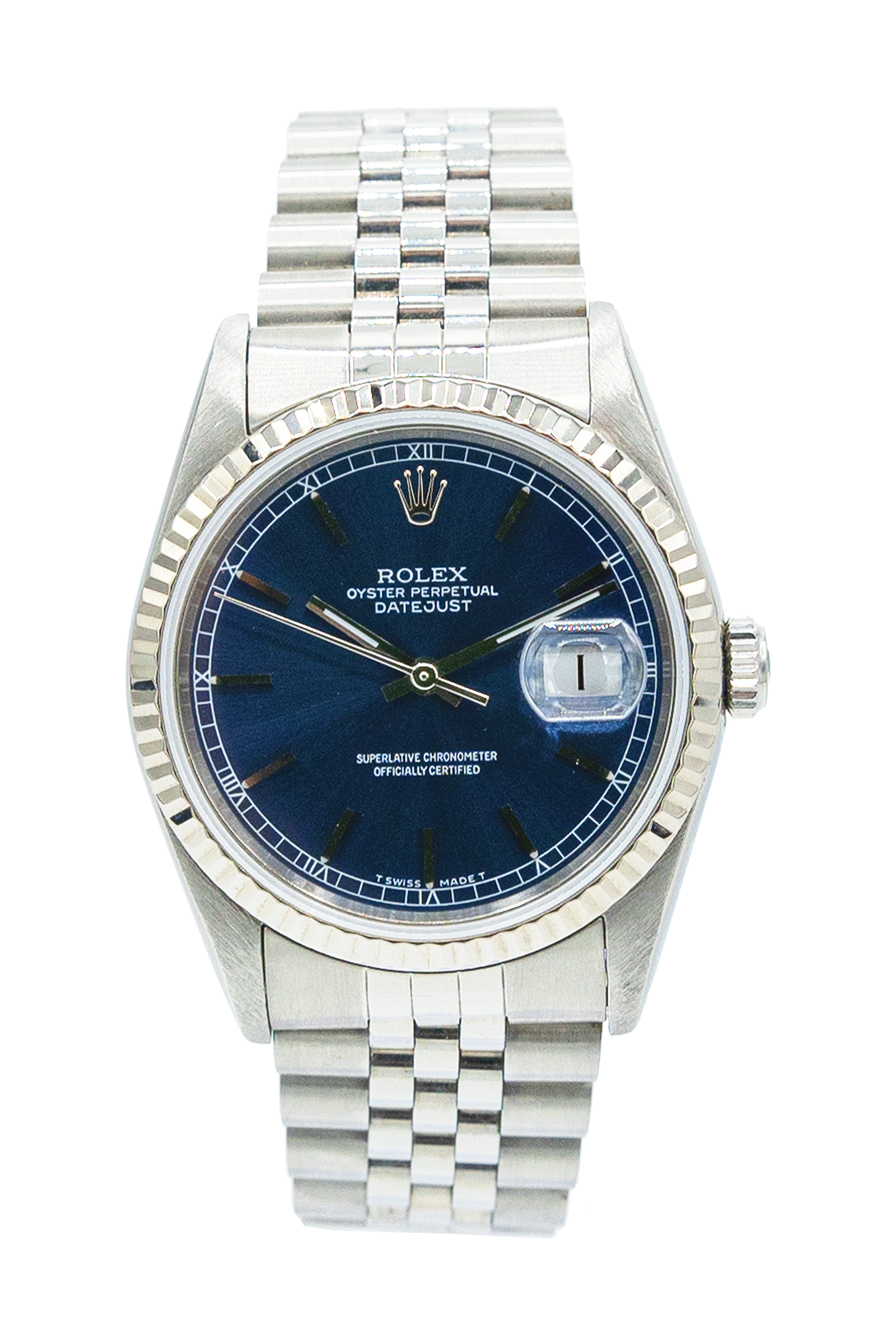 Rolex 16234 deals blue dial